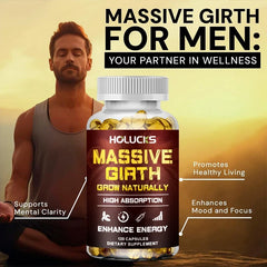 Advanced Men's Health Supplement, with Ashwagandha & Maca Root, Support Male Vitality, Enhanced Stamina, Stress, Performance