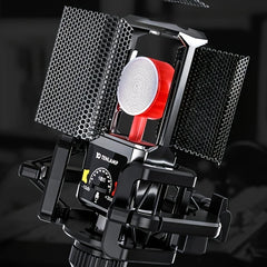 Tenlamp PKPRO Large Diaphragm Condenser Mic, 26mm Gold-Plated Head, Phantom Power, USB/XLR Dual-Circuit,  Gaming Streaming Podcast Mic with Stand, Noise Cancellation for PC PS5 Karaoke Video Conferencing