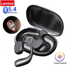 Lenovo Sports Bluetooth 5.3 Wireless Earphones HiFi 9D Stereo Waterproof TWS Touch Control Noise Cancelling Bone Conduction Earp
