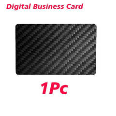 Digital Business Card NFC Carbon Fiber Card NFC Business Card Fast Reading Ntag 215 Smart Name Card  Social Recognition Card