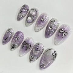 24pcs Red Star Print Fake Nails Sweet Cool Short Almond Press on Nail for Women Wearable Detachable Ins Spice Girl False Nails