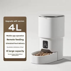 App Controlled Smart Pet Feeder Automatic Timer Quantitative Visible