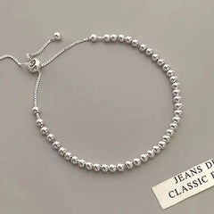 925 Silver Plated Cubic Zirconia Four Leaf Clover Bracelet for Women