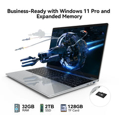 2026 Intel Core i9 9900 15.6 Inch Laptop 32GB RAM 2TB SSD Windows 11 1920x1080 HD Ultra Slim Gaming Gamer Office