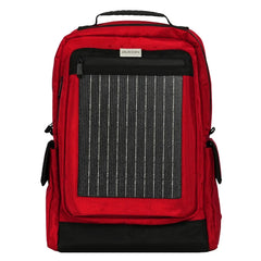 High-tech Unisex Portable Solar Backpack with Charging Port Smart Outdoor Bag Powered by Solar Panels