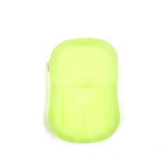 Outdoor travel disposable soap tablet box soap paper Portable hand washing tablet Small soap tablet mini soap sheet