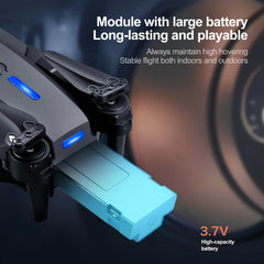 The 2026 Upgraded E88PRO MAX Foldable Drone Features Dual Cameras, Extra Batteries, an 8K Screen for Remote Control, and One-click Return-to-home Functionality. Suitable for Beginners, It's an Ideal Independence Day or Holida