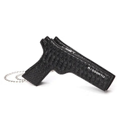 YoReAi New 3D Gun Shaped Chains Women Shoulder Bags Luxury Leather Crossbody Bag Lady High Quality Small Purses Clutch for Girls