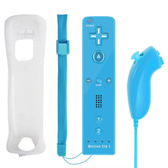 Controller for Nintendo Wii, Wii Remote with Silicone Case and Strap Compatible with Nintendo Wii/Wii U/Wii Mini with Motion