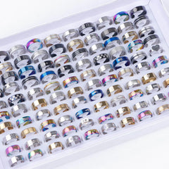 10/20/30/50pcs Classic Fashion Stripe Hollow Colorful Sticker