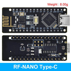 TZT 1/3PCS RF-Nano for Arduino Nano V3.0, Micro USB Nano Board ATmega328P QFN32 5V 16M CH340, Integrate NRF24l01+2.4G wireless