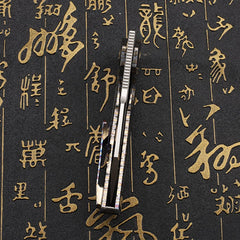 Folding Knife M390 Steel Titanium Alloy Handle Outdoor Survival Camping Portable EDC Collection Tool for Play