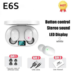 E6STWS Bluetooth headphones are wireless Bluetooth music headphones and noise-cancelling headphones suitable for Android and ios