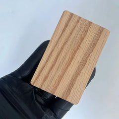 1pcs  12 colors wood 13.56mhz NFC Blank Bamboo black walnut cherry beech Wooden Membership Card NFC Contactless Business Card