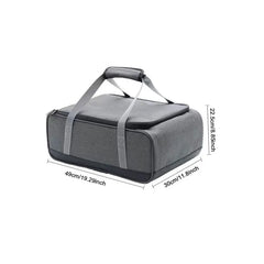 Outdoor Camping Cookware Bag  Cutlery Pouch Large Capacity Tableware Handbag Outdoor Stove Tableware Storage Bag for Picnic BBQ