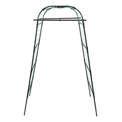 Garden Arch Trellis 82.7in Tall, Climbing Plant Support 35.4x31.5in, Steel Arbor for Cucumber Grape Vine Tomato