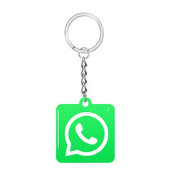 NFC Smart Epoxy Keychain for Google Instagram WhatsApp Facebook Snapchat Review Tap Keychain for Instant Customer Feedback