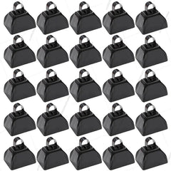 12-100 Pcs Metal Cowbells for Sporting Event 3 Inch Small Noise Makers