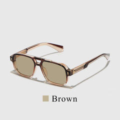 Retro 2026 Transparent Frame Sunglasses for Men and Women luxury brand designer UV400 Protection, Stylish for Driving & Outdoors