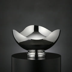 Champagne Bowl Irregular Wine Chiller Bowl Wine Cooler Container Decorative Metal Basket Stylish for Hosts, Parties