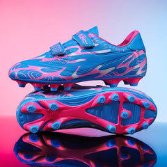 New Men Kids Football Boots Ultralight Boys Professional Soccer Shoes Cleats Non-Slip Match Grass Training Shoes Drop Shipping