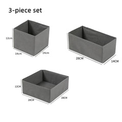 Foldable Drawer Organizers Underwear Storage Box Home Bra Socks Leggings Belts Ties Storage Organizers Box Closet Organization