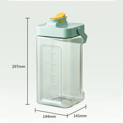 Cold Kettle Summer Flower Teapot with Faucet Refrigerator Cold Kettle Large Capacity Ice Kettle Beverage Bucket Outdoor