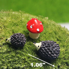 Animal Country Farm Fairy Garden Accessories Miniature Ornament Statue Figurines Landscape Bonsai Pot Dollhouse Terrarium Decor