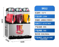 Machine Granita Commercial Granita Industrial Hand Operated  Frozen Drink Slushy Ice Shaving Slush Machine