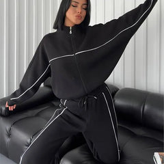 New Cross-Border European American Casual Set: Long-Sleeve