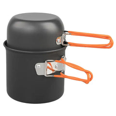 Ultralight Camping Pot Set: Camping Cookware Mess Kit (Outdoor Cooking Tableware) – For Hiking, Trekking, Picnic, Fishing, Mount