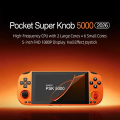 5.0 Inch FHD IPS Handheld Game Console PSK5000 with XBOX/SWITCH Layout,Helio G85 Octa-Core,6+128GB,Hall Joystick