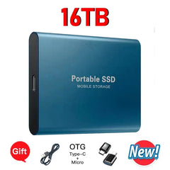 Reliable Brand 1TB External Hard Drive  Portable SSD  2TB 4TB  USB 3.1 High Speed Solid State Disk Data Storage