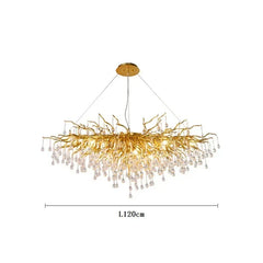 American Luxury Crystal Ceiling Chandelier Modern Art Living Dining Bedroom Hanging Lamp Hotel Hall Home Decor Pendant Lights