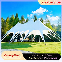 Large Outdoor Canopy Tent Sun Shade Shelter Heavy Duty Waterproof Star Canopy for Camping Backyard Party Wedding Party