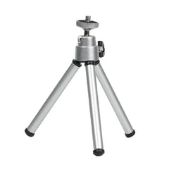 Mini Flexible Tripod 2 Section Stand Holder for Projector Camera Aluminum Alloy Desktop Tripod for Mobile Phone