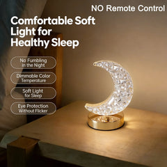 Touch LED Lights Dimmable LED Night Light Remote Control USB Rechargeable Led Table Light 3 Colors Night Lamp For Kids Gift