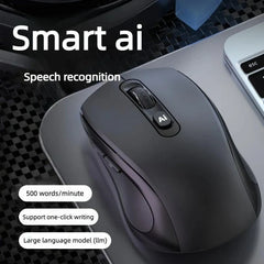 New AI Intelligence Wireless Voice Mouse Translator Rechargeable Voice Control Typing Translation Wireless Smart Office Mouse
