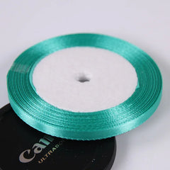 22 Meters/Roll 6mm Silk Satin Ribbons Christmas Halloween Birthday Party Gift Wrapping Ribbons DIY Handmade Crafts Material