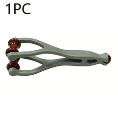 Finger Massager Solid Wood Finger Massage Roller Joint Massage Roller Acupoint Meridian 360 Roller Finger Massager Promote Blood
