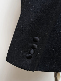 Turkish Luxury Wedding Suits for Groom 3 Pieces Man Suits Slim Fit High Quality Shining Flash Diamond Tuxedo Dinner Suit