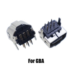 2pcs For NDS NDSL NDSi XL Power Socket Charging Port For GBA GBASP Link Connector For Switch / Lite / Oled / Pro NS Console
