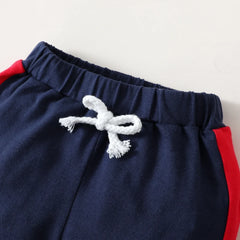 3-24 Months Baby Boys Clothes Set Short Sleeve Letter Top Bodysuit +Shorts Toddler Boy Summer Fashion Sport 2PCS Outfit