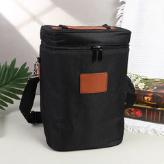 Lunch Bag Red Wine Insulation Bag 4 Bottles Wine Cold Ice Cooler Pouches Outdoor Red Wine Carrier Handbag Champagne Picnic Bag