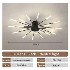 Modern LED Ceiling Lamp Living Room Dining Bedroom Ceiling Chandelier Lights Nordic Design Home Decor Indoor Lighting