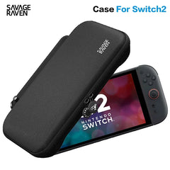 New Savage Raven by Skull & Co. EDC Carrying Case for 2025 Switch 2 ortable Hard Shell Storage Bag for NSW 2 Game Console