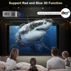 HORLAT 3200Ansi Lumens 4K Full HD Projector T10ULTRA 2G 32G Home Theater WiFi Android 14 Portable Smart TV Cinema Beam Projector