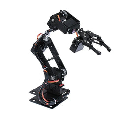 Upgraded 6dof Robotic Arm Multi DOF Robot Manipulator Gripper with 6pcs Mg996r Servos Steering Gear Grabbing Maker Education