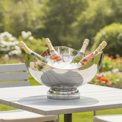 Champagne Bowl Irregular Wine Chiller Bowl Wine Cooler Container Decorative Champagne Container Long-Lasting for Hosts, Parties