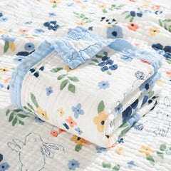 Baby Blankets 6 Layers 100% Cotton Gauze Breathable Infant Wrap Soft Absorbent Newborn Swaddle Blankets Cartoon Baby Bath Towel